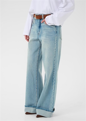 Sara hw wide jeans Washed Blue Gestuz 